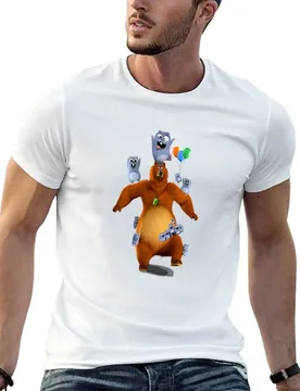 Grizzy and lemmings T-Shirt t shirt man casual printed t shirts for man t shirts for man slim fit T-shirt - Aliexpress - FashionsVida