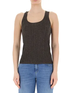 Canotta misto viscosa LIU JEANS VERDE S - Liu jo - FashionsVida