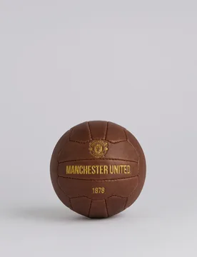 Manchester United Heritage Football Size 1 Brown - Different Gravy - FashionsVida