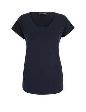 T-Shirt dunkelblau 52 damen
