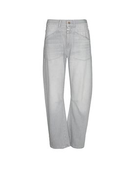 Jeans Balloon Fit 7/8 SELENA gris claro XL/L30