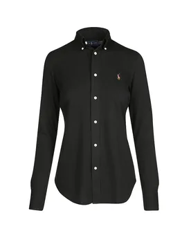 POLO Bluse Skinny Fit HEIDI schwarz XS damen - Ralph Lauren - FashionsVida