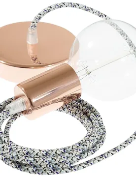 Cables Suspension Luminaire Rx04 Pixel 1 M Diy Ice / Copper One Size - Creative - FashionsVida