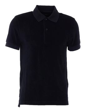 Tom Ford Polo in velluto nero