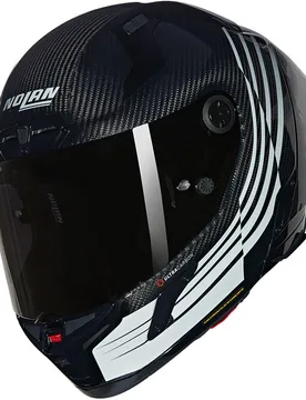 Casco Moto Integrale X-804 RS ALA 345 Nero Bianco taglia XL - Nolan - FashionsVida