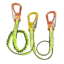 Snsm 3 Carabiners Double Rescue Rope Yellow 25 mm unisex