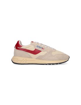 Lightweight Leather & Nylon Sneaker
