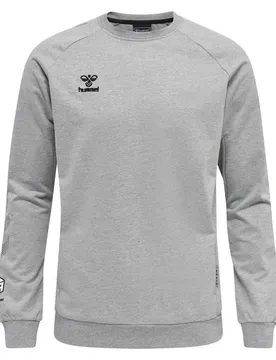 Sweat-shirt Move Grid Cotton Grey Melange S