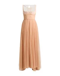 Maxi-Kleid Damen Pfirsich 32,34,36,38 Damen