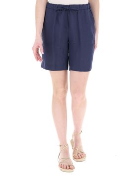 Bermuda in lino BLU NAVY 50