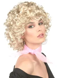 Er-Jahre-Perücke gelockt Kostüm-Accessoire blond