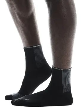 Performance Run Mid Socken, schwarz 43 - 46