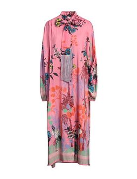 Midi-Kleid Damen Rosa S Damen