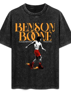 Pop Art Vintage Benson Boone T-Shirt Relaxed Fit Casual Short Sleeve Top - Aliexpress - FashionsVida