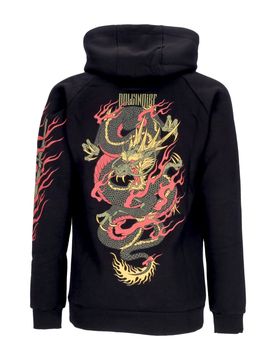 Felpa Cappuccio Uomo Ryu Dragon Hoodie Black