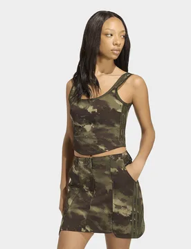 Womens Maglia Camo Corset - Multicolor, multicolor multicolor Donna taglia 38 - Adidas - FashionsVida