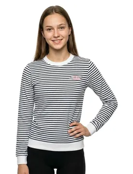 T-shirt à Manches Longues Top Oval Dot Black / White S