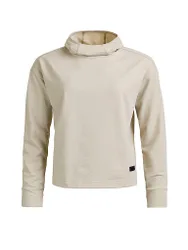 Felpa da donna con cappuccio Affinity crema XL
