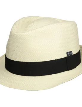 Málaga Trilby Straw Hat by - nature - Unisex - Size: S (54-55 cm) - Lipodo - FashionsVida