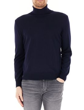 Dolcevita lana merino extrafine BLU NAVY M