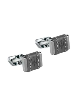 Gemelli Da Polso Jm218amd12 Gray One Size - Maserati - FashionsVida