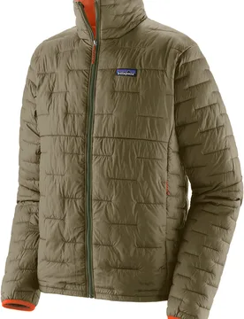 Leichte und widerstandsfähige Stepp-Und Daundenjacke – Herren – M's Micro Puff Jkt Basin Green M's Micro Puff Jkt Basin - Patagonia - FashionsVida