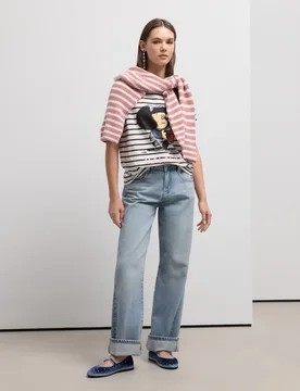 Camiseta de manga corta estampada de mujer - Green Coast - FashionsVida