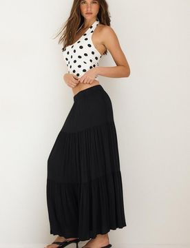 Boho-Midirock Schwarz XS