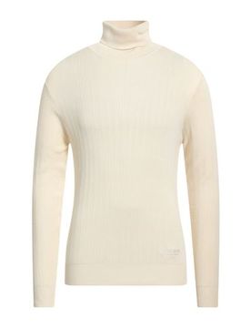 Rollkragenpullover Herren Cremeweiß XL,XXL Herren