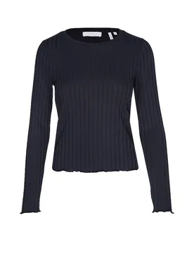 Camiseta de manga larga azul oscuro XXL - Richroyal - FashionsVida