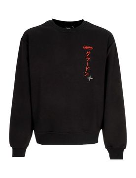 Felpa Girocollo Uomo Groudon Crewneck Black