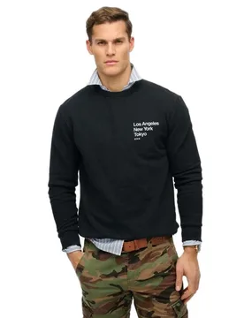 Sweat-shirt Core Logo City Black S - Superdry - FashionsVida