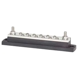 Maxibus Bus Bar 2 Bolts & 12 Screws 250a Silver / Black One Size unisex
