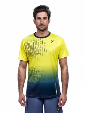 Heru Short Sleeve T-shirt Yellow XS - Drop Shot - FashionsVida