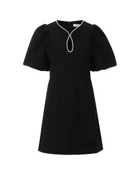 Richroyal Minidress nero 42 - Richroyal - FashionsVida
