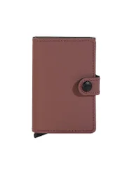 Geldbörse - Miniwallet Matte rose rosa damen
