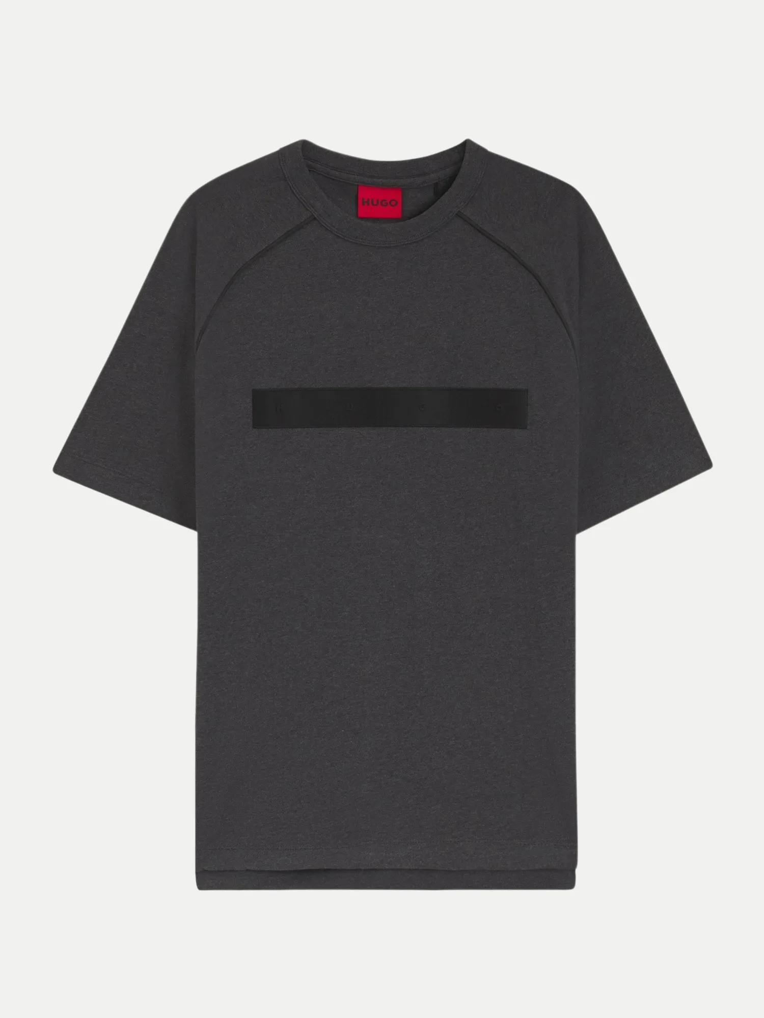 HUGO T-Shirt mit Logoprint Dalik Grau S - Hugo Boss - FashionsVida