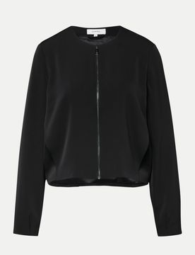 Comma Boxy-Fit Blouson Schwarz 42