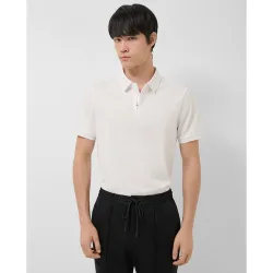 Polo de hombre manga corta piqué tecnico cremallera