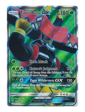 Pokemon SM Burning Shadows 130/147 Tapu Bulu GX (Full Art) - Pokémon - FashionsVida