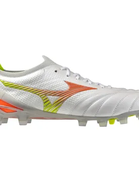 Chaussures De Football Morelia Neo V β Japan White / Lava Orange / Evening Prim EU 42 Homme - Mizuno - FashionsVida