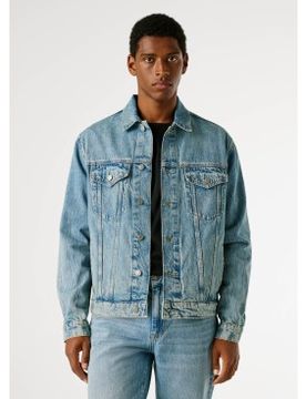 Para hombre. PM40271593V1 Chaqueta Regular (XXL), Casual, Algodón, Denim