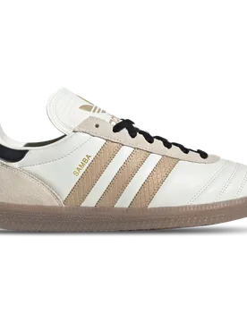 Samba Damen Sneaker - Weiß - Größe 37 1/3 - Leder White 37 1/3 - Adidas - FashionsVida
