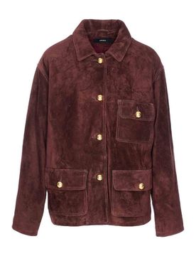 Giacca in pelle scamosciata Rosia