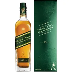 Estuche whisky escocés Green Label 15 años