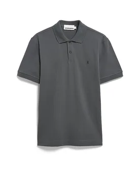 Polo MAARIO vert foncé S - Armedangels - FashionsVida