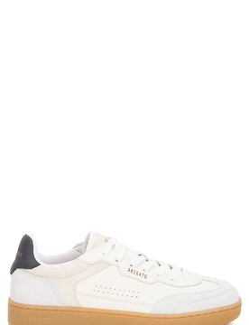Mini T-Toe Leather Sneaker with Detailed Lacing