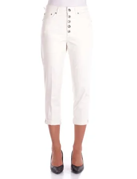 Donna pantalone dp268b gse043ptd 005 pantalone koons bott gioiello latte - Dondup - FashionsVida