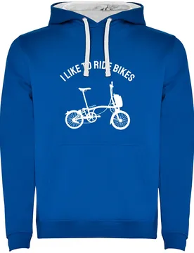 Sweat à Capuche I Like To Ride Bikes