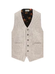 Chaleco tradicional LUSEBA beige 54